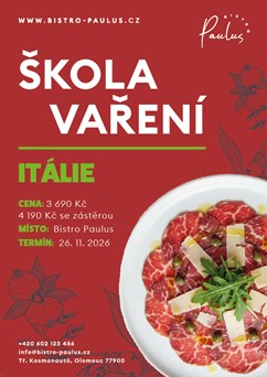 Škola vaření s Romanem Paulusem - Italská kuchyně