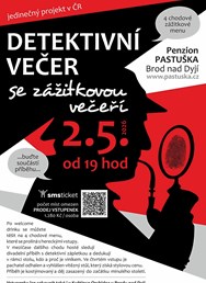 Detektivní večer se zážitkovou večeří