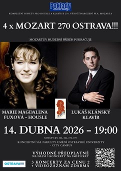 2. Koncert - kompletní Mozartovy sonáty pro housle a klavír