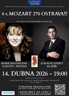 2. Koncert - kompletní Mozartovy sonáty pro housle a klavír