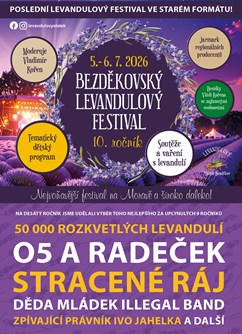 Levandulový festival 2026 Bezděkov
