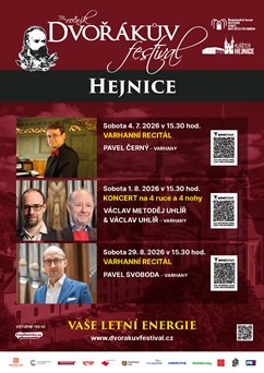 Dvořákův festival: KONCERT na 4 ruce a 4 nohy