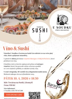 Degustace Vína a Sushi