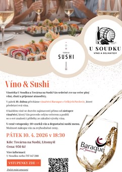 Degustace Vína a Sushi