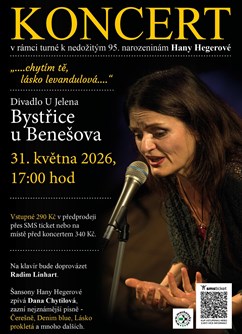 "..chytím tě, lásko levandulová.." Pocta Haně Hegerové