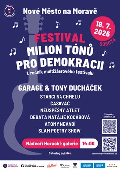 Festival Milion tónů pro demokracii Nové Město na Moravě