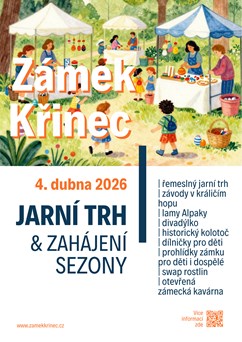 Jarní trh na zámku Křinec | Prohlídky pro dospělé