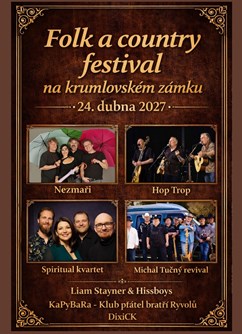Folk a country festival na krumlovském zámku
