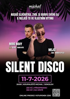 Silent disco na koupališti Michal