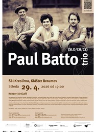 ArtCafé: Paul Batto Trio (SLO/CH/CZ)