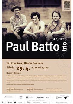 ArtCafé: Paul Batto Trio (SLO/CH/CZ)