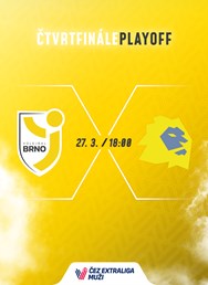 Čtvrtfinále ČEZ extraligy mužů: Volejbal Brno - Lvi Praha