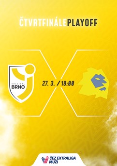 Čtvrtfinále ČEZ extraligy mužů: Volejbal Brno - Lvi Praha