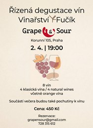 Vinařství Fučík - řízená degustace v Grape&Sour