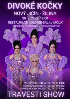 Travesti show Divoké kočky v Novém Jičíně