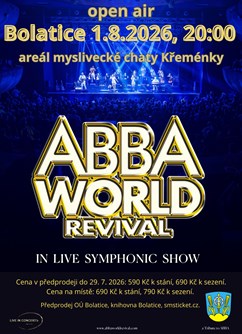 Open air symfonický koncert ABBA WORLD REVIVAL