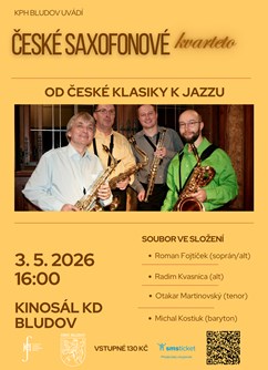 České saxofonové kvarteto  - Od české klasiky k jazzu