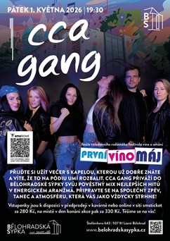 Taneční zábava s kapelou CCA GANG
