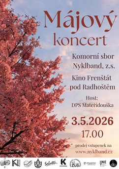 Májový koncert Komorního sboru Nyklband, z.s.