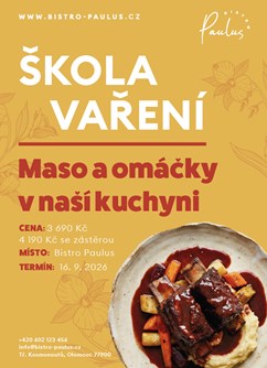 Škola vaření s Romanem Paulusem - Maso a omáčky v kuchyni
