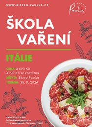Škola vaření s Romanem Paulusem - Italská kuchyně