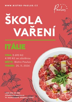 Škola vaření s Romanem Paulusem - Italská kuchyně