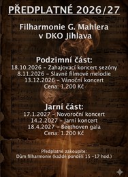 Předplatné 2026/27 Podzimní část