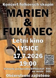 Koncert MARIEN a FUKANEC