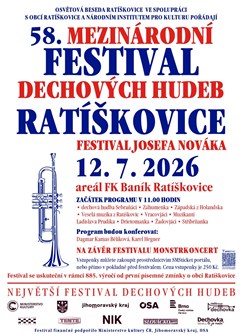 58. mezinárodní festival dechových hudeb Ratíškovice