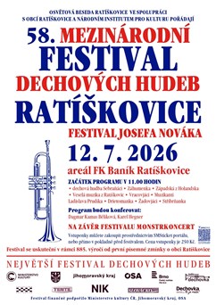 58. mezinárodní festival dechových hudeb Ratíškovice