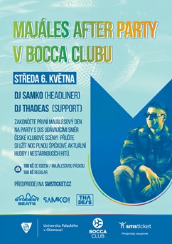 Majálesová afterparty s DJ SAMKO