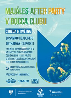 Majálesová afterparty s DJ SAMKO