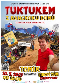 Tuktukem z Bangkoku domů