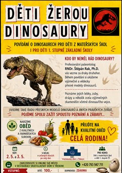 Děti žerou dinosaury - přednáška s paleontologem
