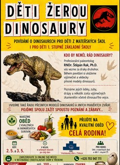 Děti žerou dinosaury - přednáška s paleontologem
