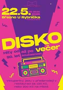 DISKO večer U Rybníčka