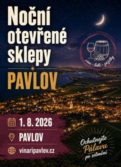 Noční otevřené sklepy v Pavlově
