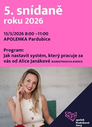 5. snídaně roku 2026 Spolku podnikavé ženy