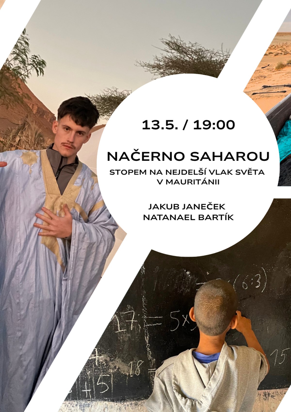 NAČERNO SAHAROU- stopem na nejdelší vlak světa v Mauritánii