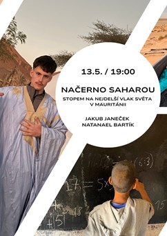 NAČERNO SAHAROU- stopem na nejdelší vlak světa v Mauritánii