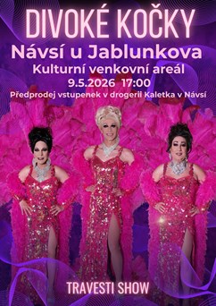 Travesti show Divoké kočky v Návsí u Jablunkova