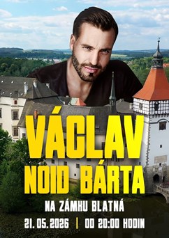 Václav Noid Bárta na zámku Blatná