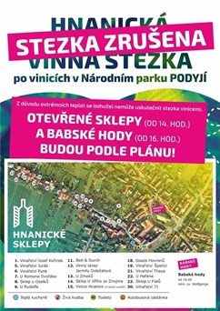 X. Hnanická vinná stezka po vinicích v NP Podyjí