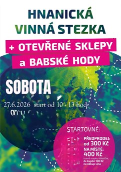 X. Hnanická vinná stezka po vinicích v NP Podyjí