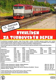 Rychlíkem za turnovským depem!