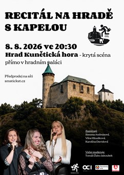 Recitál s kapelou na Kunětické hoře