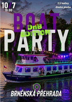 Boat party x Brněnská přehrada x DnB edition