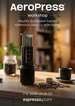 AeroPress Workshop: Ovládněte domácí přípravu výběrové kávy!