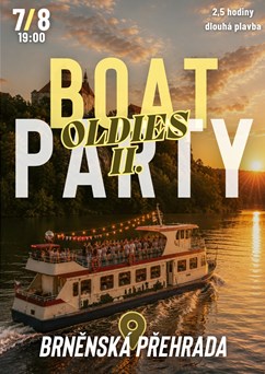 Boat Party x Brněnská přehrada x Oldies party vol. 2
