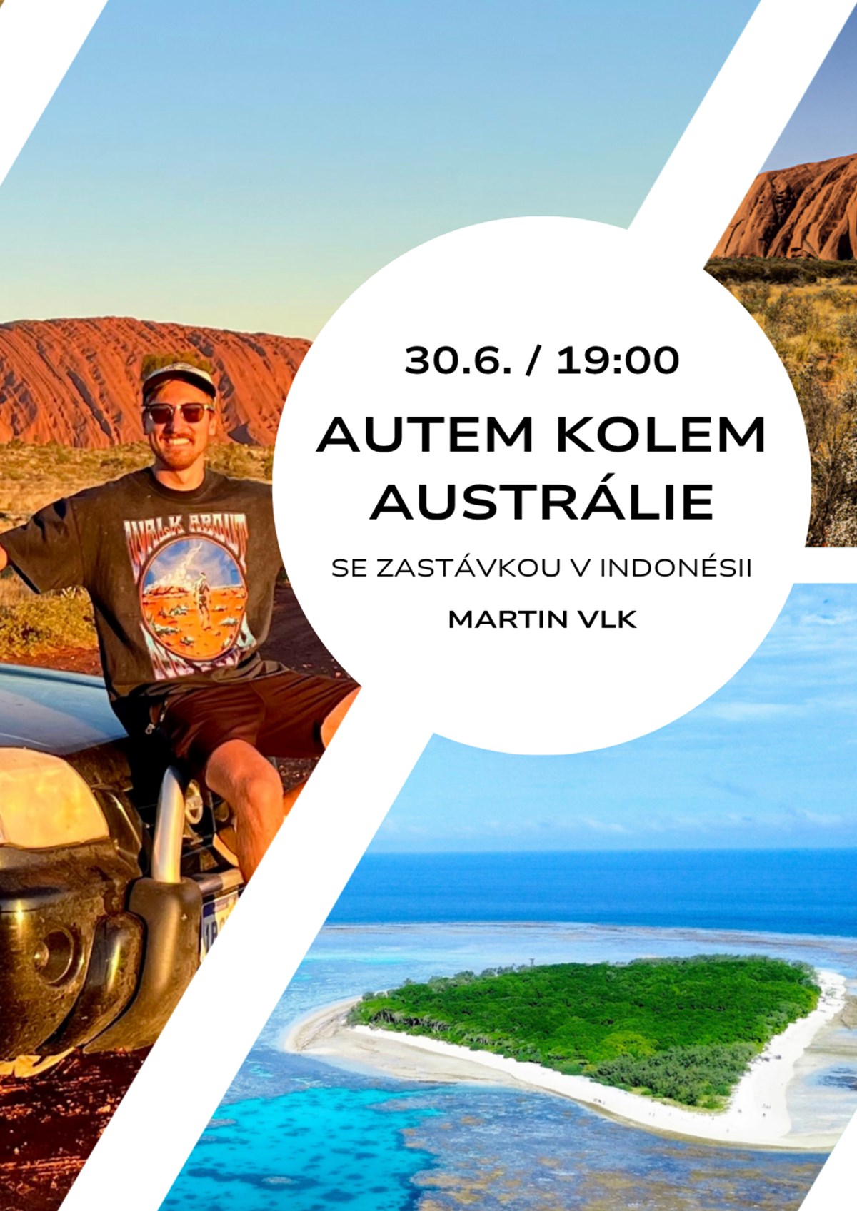 Autem kolem Austrálie se zastávkou v Indonésii